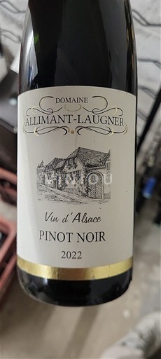 Alsace Pinot noir Allimant-Laugner 2022