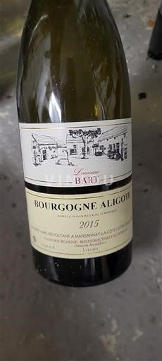 Burgund Bourgogne Aligoté Domaine Bart 2015