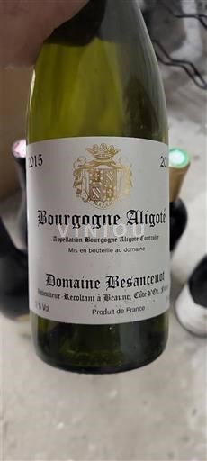 Burgund Bourgogne Aligoté Domaine Besancenot 2015