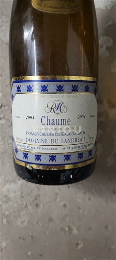 Thung lũng sông Loire Chaume Domaine Landreau 2004