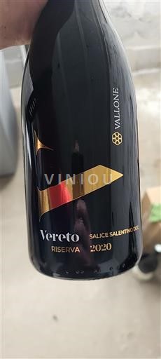 Puglia Salice Salentino Vallone Vereto Riserva 2020