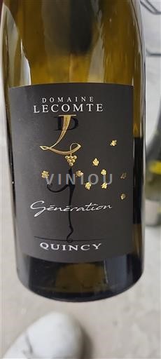 Thung lũng sông Loire Quincy Domaine Lecomte Génération 2021