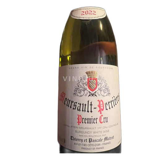 Burgundija Meursault Premier Cru Thierry et Pascale Matrot Meursault-perrieres 2022