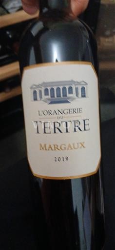 Bordeaux Margaux Château Tertre L'Orangerie du Tertre 2019