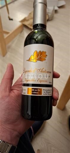 Sudoeste Côtes de Gascogne Vignobles Esquiro Légende d'Automne Sin añada