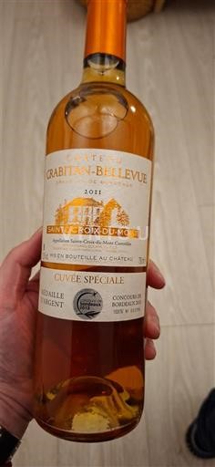 Bordeaux Sainte-Croix-Du-Mont Château Grabitan-Bellevue Spéciale 2011