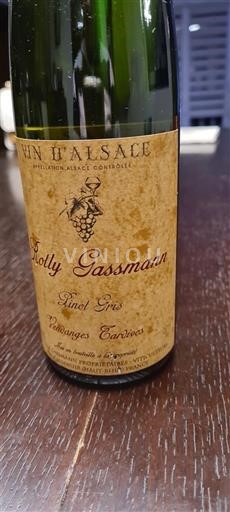 Alsácia Vendanges Tardives Rolly Gassmann Pinot Gris Vendanges Tardives 2011