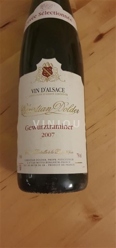 Alsácia Christian Dolder 2007