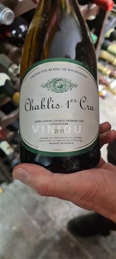 Burgundija Chablis Premier Cru Château La Chaigne V1 2015