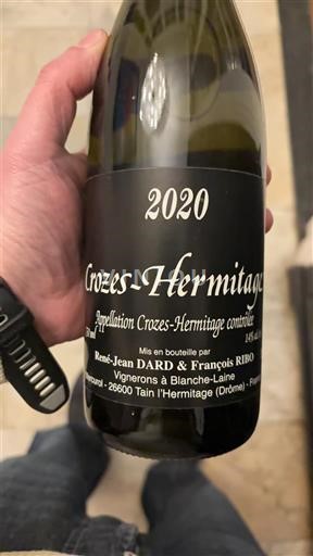 Thung lũng Rhône Crozes-hermitage René-Jean Dard & François Ribo 2020