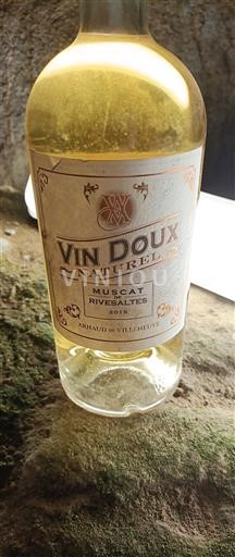 Roussillon Muscat de Rivesaltes Arnaud de Villeneuve 2019