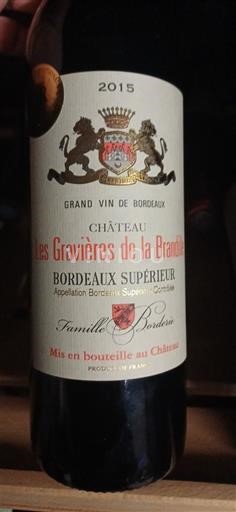 Burdeos Bordeaux superior Château Les Gravières de la Brandille 2015