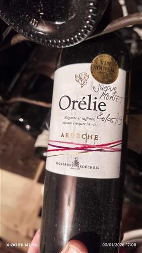 Alpes và các vùng Rhodanien Ardèche Vignerons Ardéchois Orélie 2019