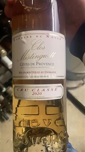 Provence Côtes-de-Provence Domaine Noyer Clos Mistinguett 2020