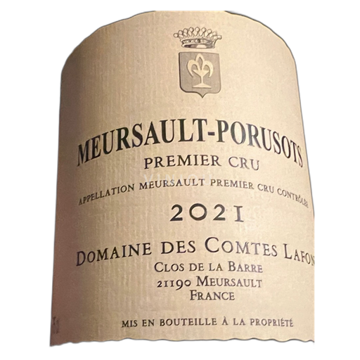 Burgundija Meursault Premier Cru Domaine S Comtes Lafon Meursault-Porusots 2021