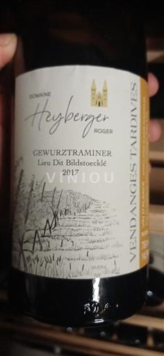 Alsace Not Specified Vendanges Tardives Domaine Heyberger Roger Lieu Dit Bildstoecklé 2017