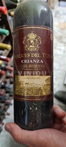 Cộng đồng Valencia Utiel-Requena Marques del Turia Crianza 2001
