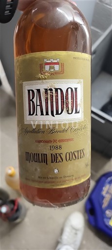 Provence Bandol Moulin des Costes 1988