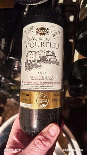 Bordeaux Château Courtieu 2016
