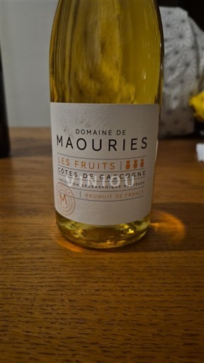 Sudoeste Côtes de Gascogne Domaine Maouries Les Fruits 2018