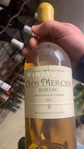 Bordeaux Barsac Clos Mercier 2011