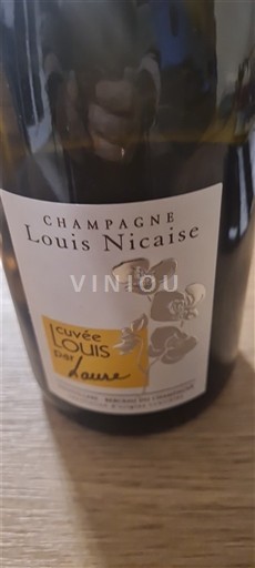 Champagne Sâm-panh Louis Nicaise Louis par Laure Không niên vụ