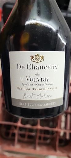 Loiredalen Vouvray De Chanceny Brut Nature Icke årgångsbetecknad