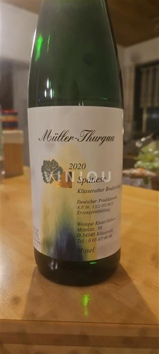 Mosela Weingut Klaus Lorenz Müller-Thurgau Spätlese 2020