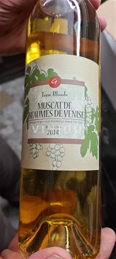 Vallée du Rhône Muscat-de-beaumes-de-venise Terre Blonde 2014