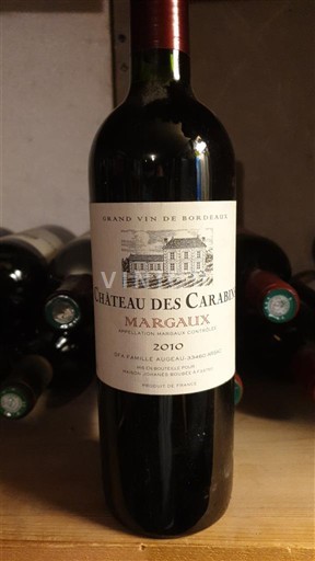 Bordeaux Margaux Château S Carabin 2010
