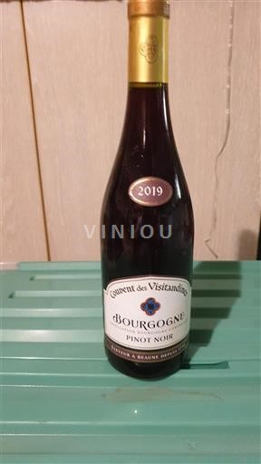 Viinit Rouge sec Covenant des Visitandines 2019 Ranska Burgundi Bourgogne AOC