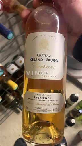 Bordéus Sauternes Château Grand-Jauga Prestige 2016