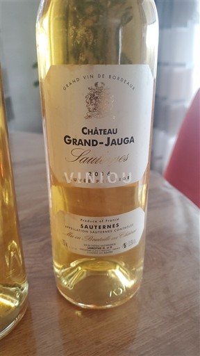 Bordeaux Sauternes Château Grand-Jauga Prestige 2016