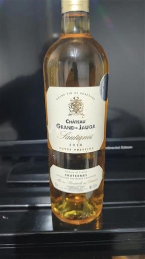 Bordeaux Sauternes Château Grand-Jauga Prestige 2016