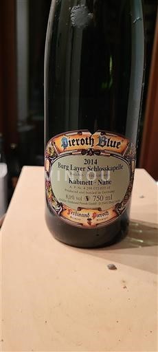 Nahe Burg Layer Schlosskapelle Pieroth Blue 2014