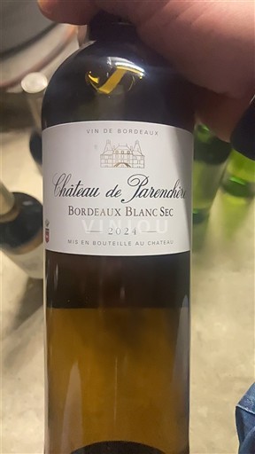 Bordeaux Bordeaux White Château Parenchère 2024