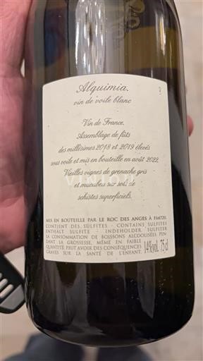 Sud-Ouest Le Roc des Anges Alquimia 2022