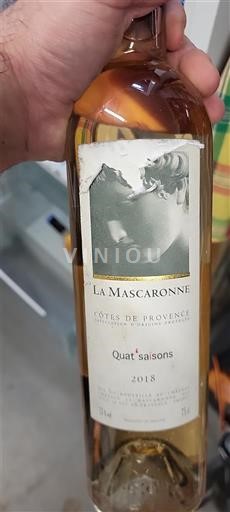 Provence Côtes-de-Provence La Mascaronne Quat’Saisons 2018