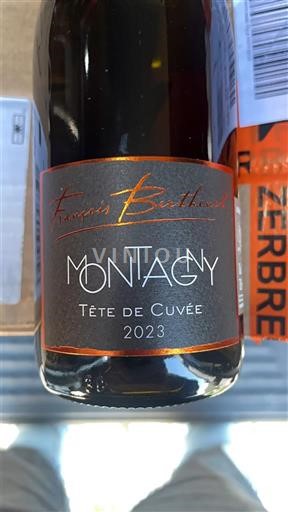 Borgogna Montagny François Berthault Tête de 2023
