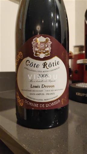 Thung lũng Rhône Côte-rôtie Domaine Rosiers 2008