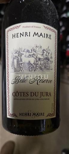 Jura Côtes du Jura Henri Maire Belle Réserve 2023