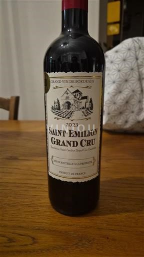 Burdeos Saint-Émilion Gran Cru Grands Vins de Bordeaux 2023