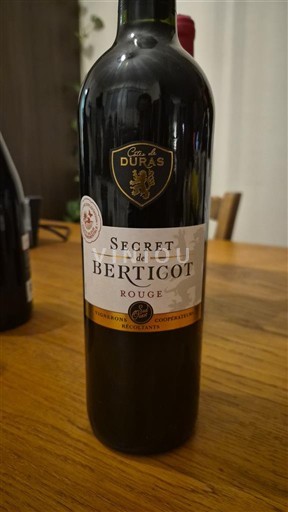 Tây Nam Côtes-de-duras Cave de Duras Secret de Bertigot 2023