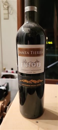 Rapel Valley Colchagua Valley Santa Tierra Reserva 2007