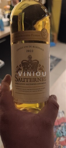 Bordéus Sauternes Maison Johanès Boubée 2022
