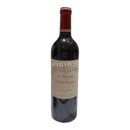 Bordeaux Saint-Estèphe Château Calon Ségur Le Marquis de Calon Ségur 2013