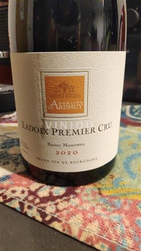 Borgoña Ladoix Premier Cru Domaine Ardhuy Basses Mourottes 2020