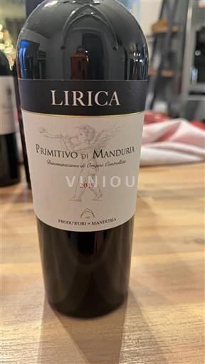 Puglia Primitivo di Manduria Produttori di Manduria Lirica 2019