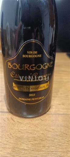 Bourgogne Bourgogne Côtes d'Auxerre Domaine Petitjean Boisseaux 2023