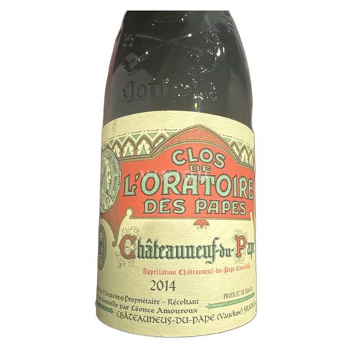 Thung lũng Rhône Châteauneuf-du-pape Clos de l'Oratoire des Papes 2014